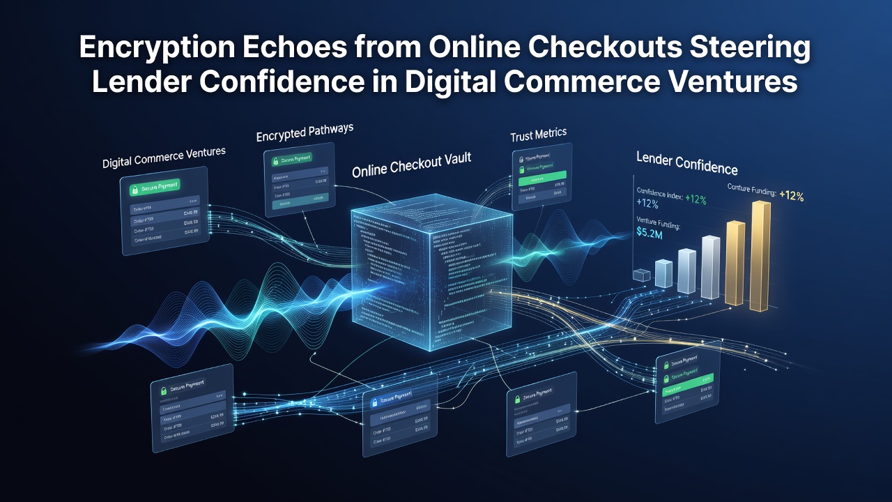 Lenders reviewing encrypted transaction data from digital commerce platforms to assess venture stability