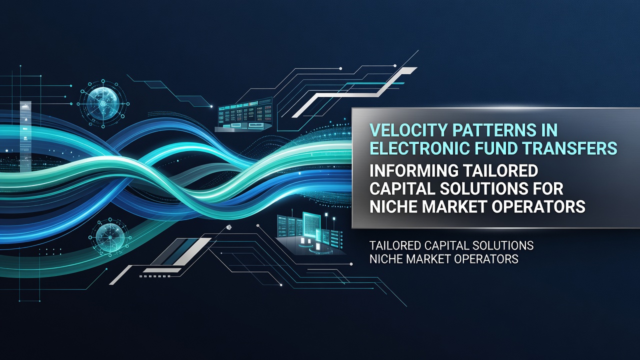 Velocity Patterns in Electronic Fund Transfers Informing Tailored Capital Solutions for Niche Market Operators